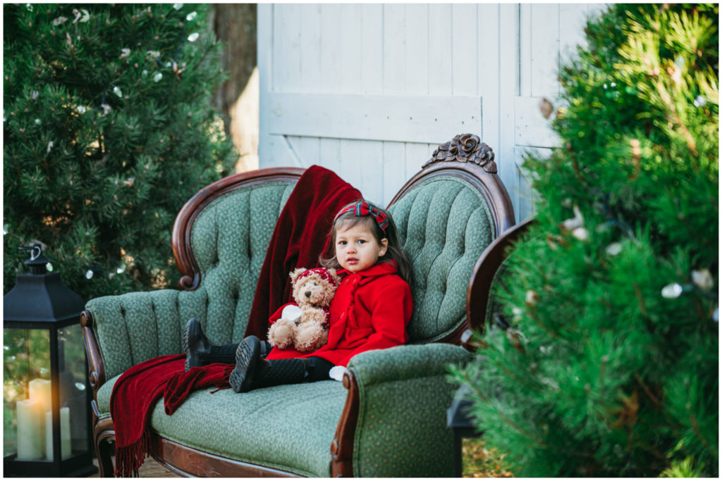 Outdoor Christmas minis, family photographer