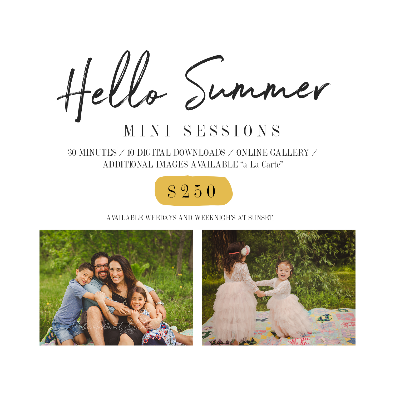 Summer mini sessions, family photographer,