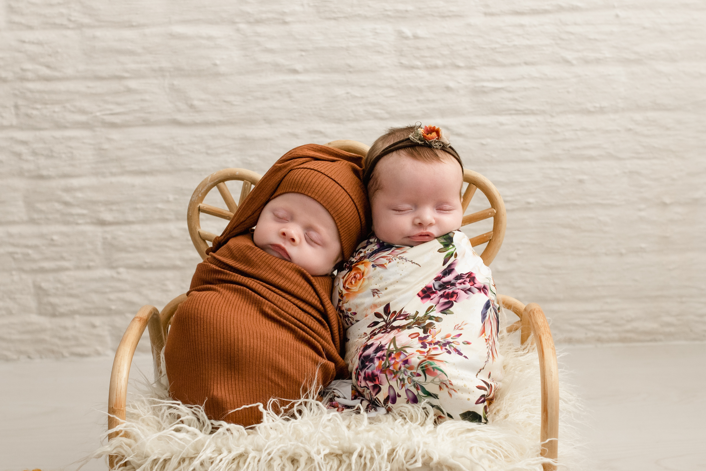 twins newborn session